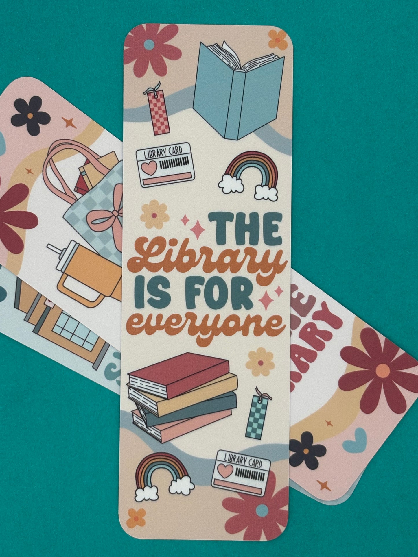 Retro Aesthetic Bookmark Set - Library Bookmark Bundle