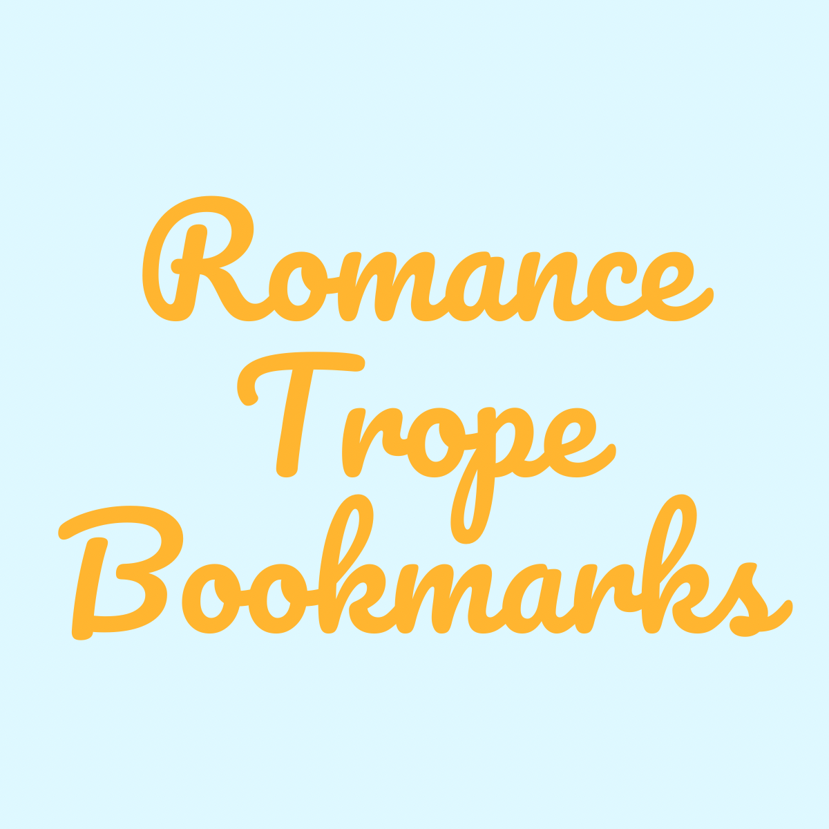 Romance Trope Bookmarks