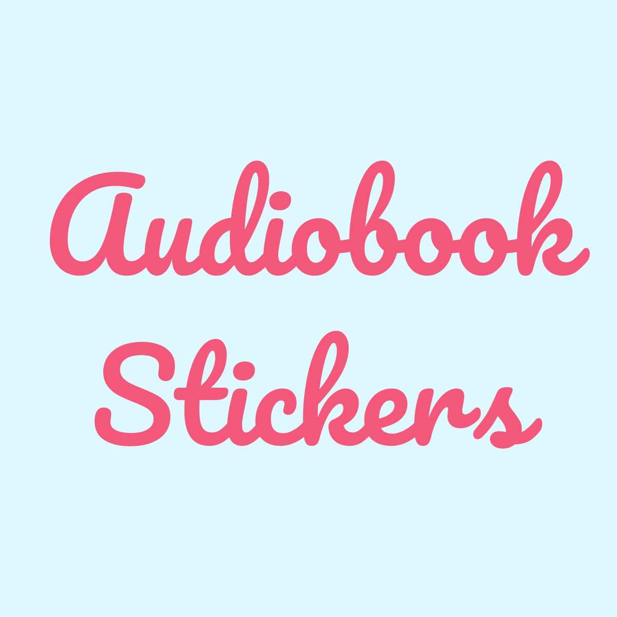 Audiobook Stickers