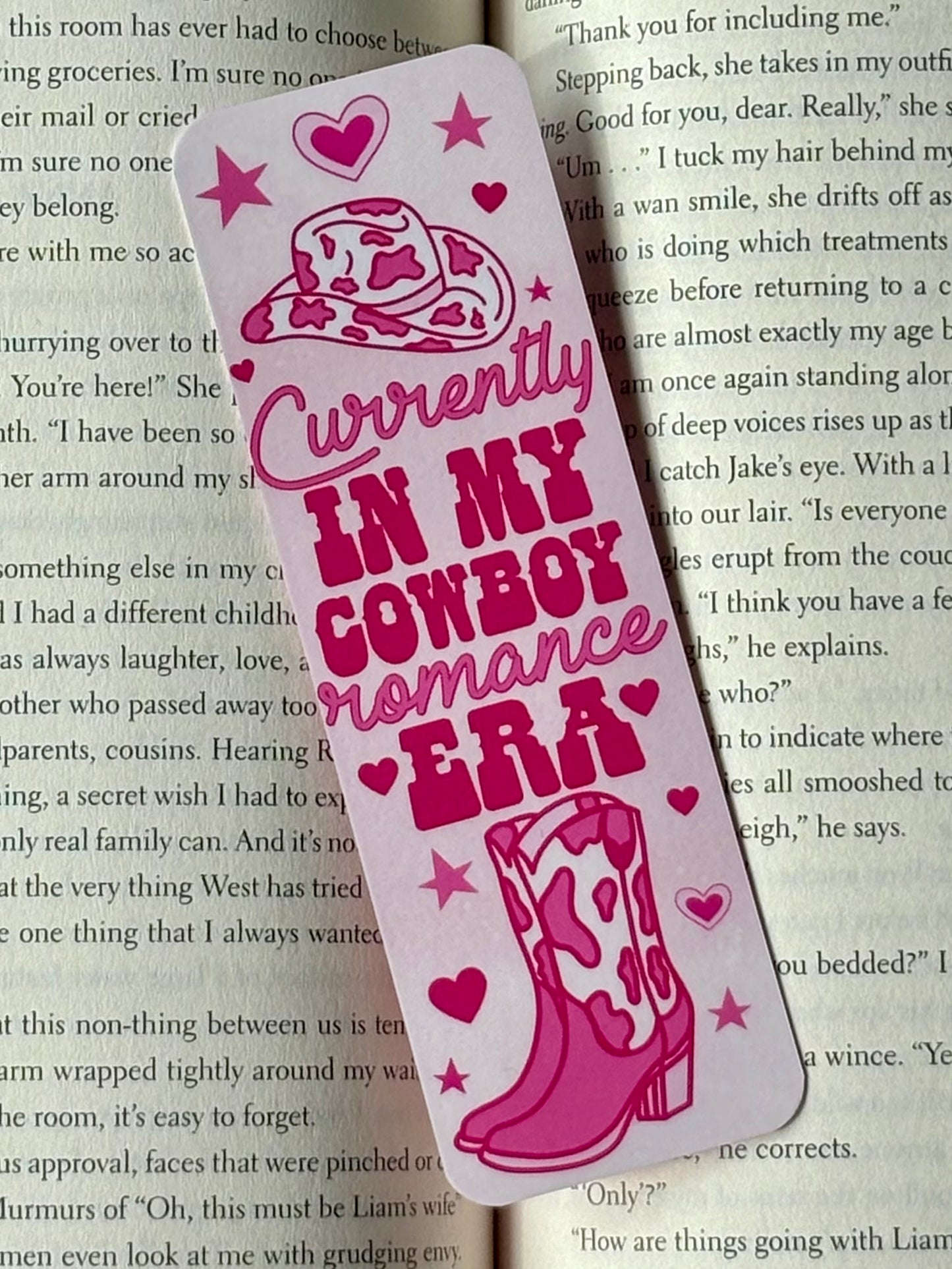 Cowboy Romance Bookmark Bundle - Set of 4