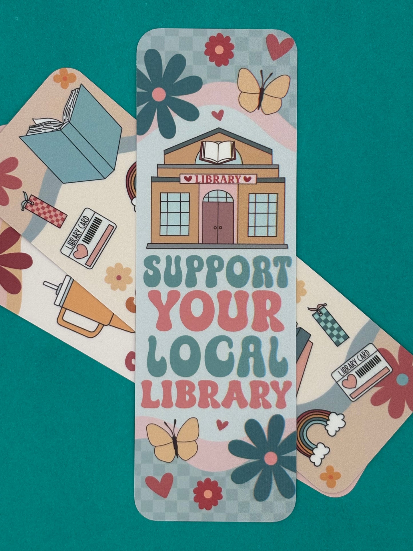 Retro Aesthetic Bookmark Set - Library Bookmark Bundle