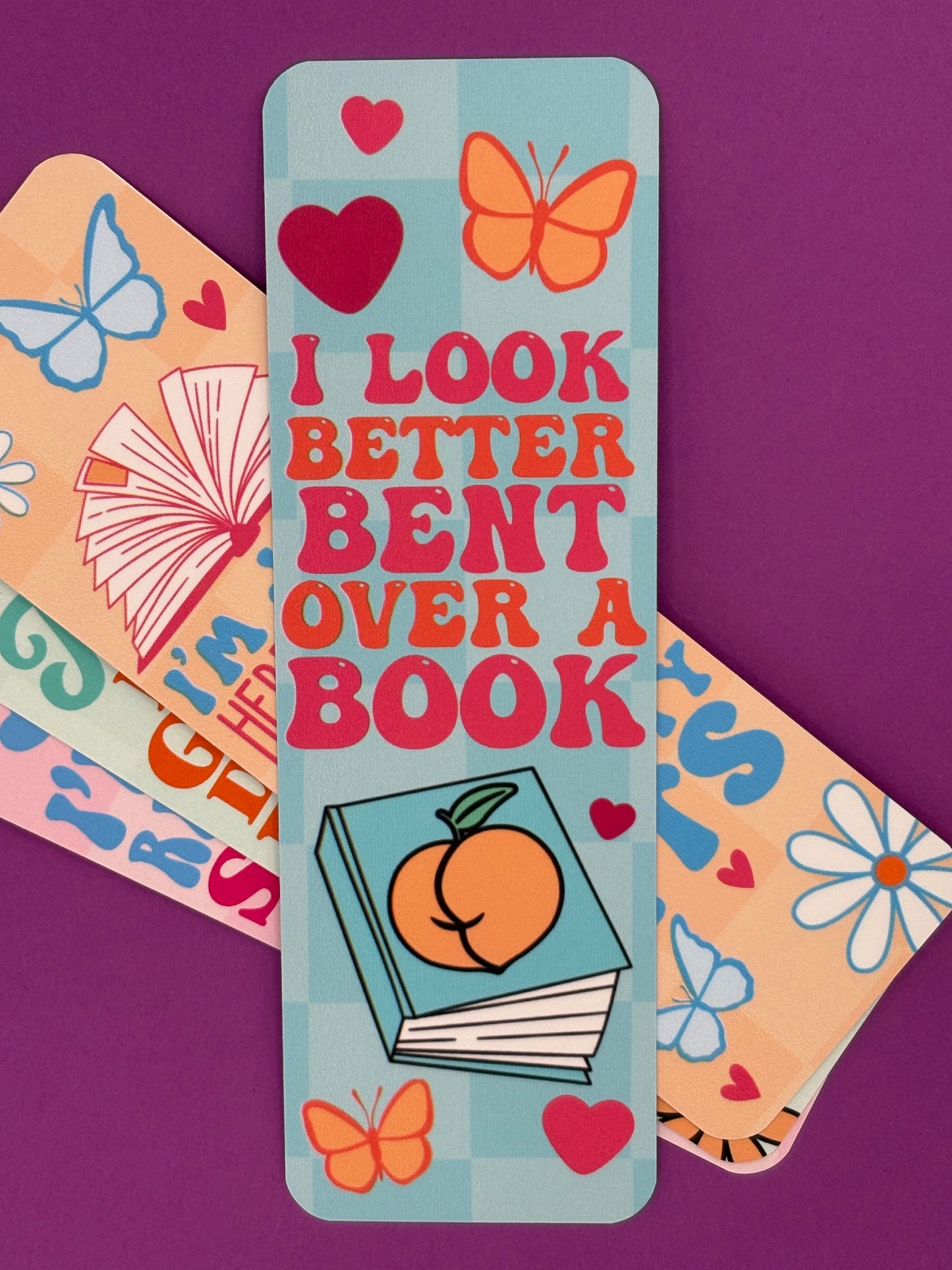 Spicy Romance Reader Bookmarks - Here For The Plot