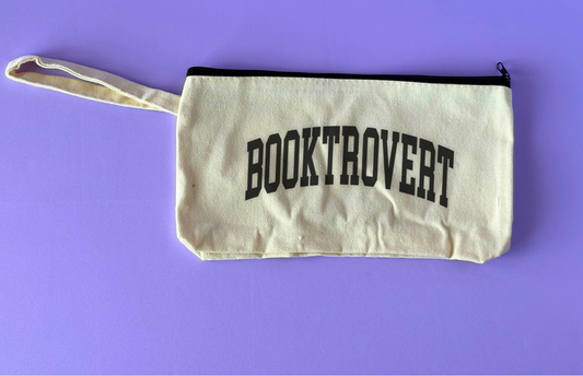 Bookish Annotation Pouch Bag - Booktrovert Pouch Purse