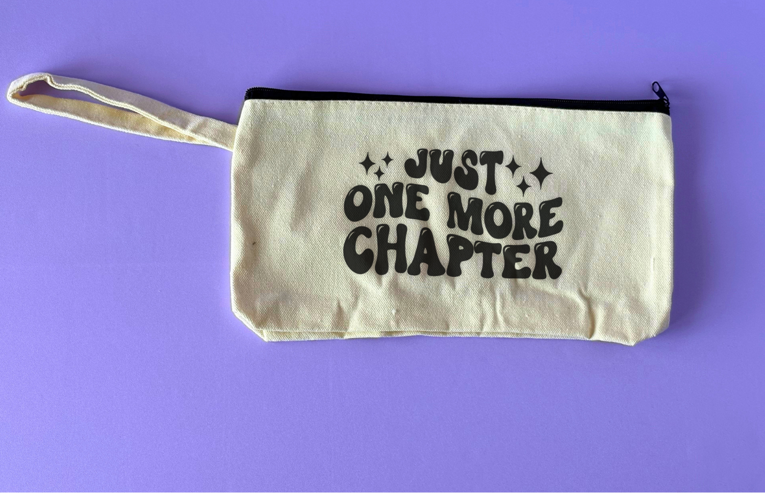 Bookish Annotation Pouch Bag - Just One More Chapter Pouch Bag