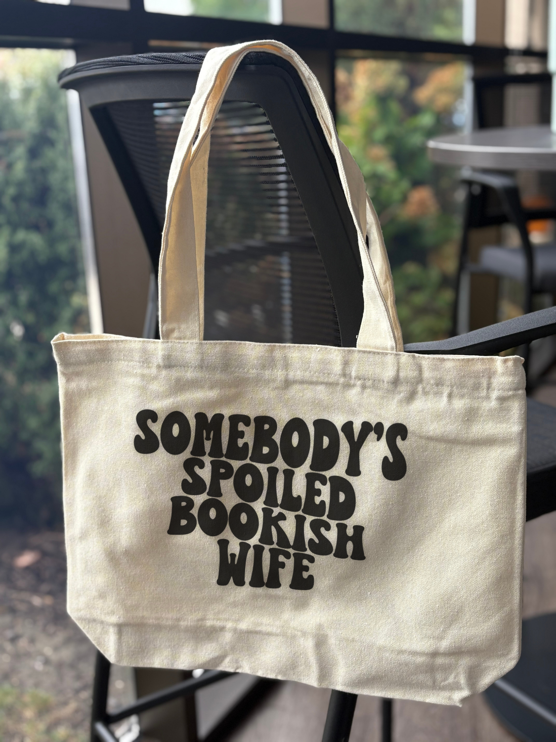 Spoiled Bookish Wife Tote - Somebody's Spoiled Bookish Wife